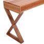 vidaXL Escritorio ordenador madera maciza caoba natural 115x47x77 cm vidaXL Escritorio ordenador madera maciza caoba natural 115x47x77 cm
