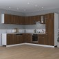 vidaXL Armario colgante madera ingeniería roble ahumado 80x31x60 cm