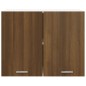 vidaXL Armario colgante madera ingeniería roble ahumado 80x31x60 cm