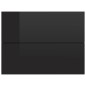 vidaXL Mesita de noche madera contrachapada negro brillo 40x30x30 cm vidaXL Mesita de noche madera contrachapada negro brillo 40x30x30 cm
