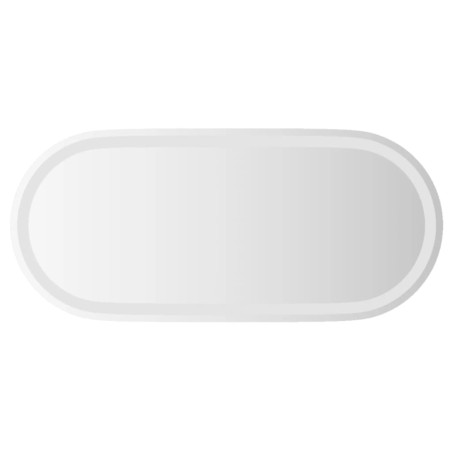 vidaXL Espejo de baño LED ovalado 80x35 cm