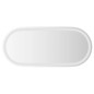 vidaXL Espejo de baño LED ovalado 80x35 cm vidaXL Espejo de baño LED ovalado 80x35 cm