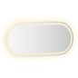 vidaXL Espejo de baño LED ovalado 80x35 cm vidaXL Espejo de baño LED ovalado 80x35 cm