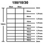 vidaXL Valla de jardín de acero galvanizado plateado 50x1,5 m vidaXL Valla de jardín de acero galvanizado plateado 50x1,5 m