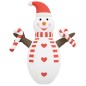 vidaXL Muñeco de nieve inflable de Navidad con LED 630 cm vidaXL Muñeco de nieve inflable de Navidad con LED 630 cm