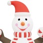 vidaXL Muñeco de nieve inflable de Navidad con LED 630 cm vidaXL Muñeco de nieve inflable de Navidad con LED 630 cm