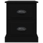 vidaXL Mesitas de noche 2 uds madera contrachapada negro 39x39x47,5 cm vidaXL Mesitas de noche 2 uds madera contrachapada negro 39x39x47,5 cm