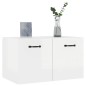 vidaXL Armario pared madera contrachapada blanco brillo 60x36,5x35 cm