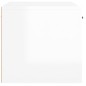 vidaXL Armario pared madera contrachapada blanco brillo 60x36,5x35 cm