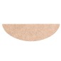 vidaXL Alfombrilla de escaleras 15 uds tela punzonada marrón 56x17x3cm vidaXL Alfombrilla de escaleras 15 uds tela punzonada marrón 56x17x3cm