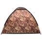 vidaXL Tienda de campaña iglú 8 personas camuflaje 650x240x190 cm