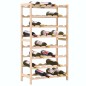 vidaXL Botellero de madera de cedro 57,5x28x102 cm