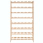 vidaXL Botellero de madera de cedro 57,5x28x102 cm