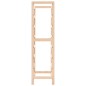 vidaXL Botellero de madera de cedro 57,5x28x102 cm