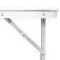 vidaXL Mesa de camping plegable ajustable con 6 taburetes 180x60 cm vidaXL Mesa de camping plegable ajustable con 6 taburetes 180x60 cm