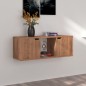 vidaXL Mueble TV madera de ingeniería marrón roble 88,5x27,5x30,5 cm vidaXL Mueble TV madera de ingeniería marrón roble 88,5x27,5x30,5 cm