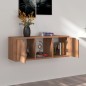 vidaXL Mueble TV madera de ingeniería marrón roble 88,5x27,5x30,5 cm vidaXL Mueble TV madera de ingeniería marrón roble 88,5x27,5x30,5 cm