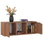 vidaXL Mueble TV madera de ingeniería marrón roble 88,5x27,5x30,5 cm vidaXL Mueble TV madera de ingeniería marrón roble 88,5x27,5x30,5 cm