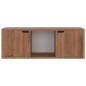 vidaXL Mueble TV madera de ingeniería marrón roble 88,5x27,5x30,5 cm vidaXL Mueble TV madera de ingeniería marrón roble 88,5x27,5x30,5 cm