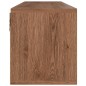 vidaXL Mueble TV madera de ingeniería marrón roble 88,5x27,5x30,5 cm vidaXL Mueble TV madera de ingeniería marrón roble 88,5x27,5x30,5 cm