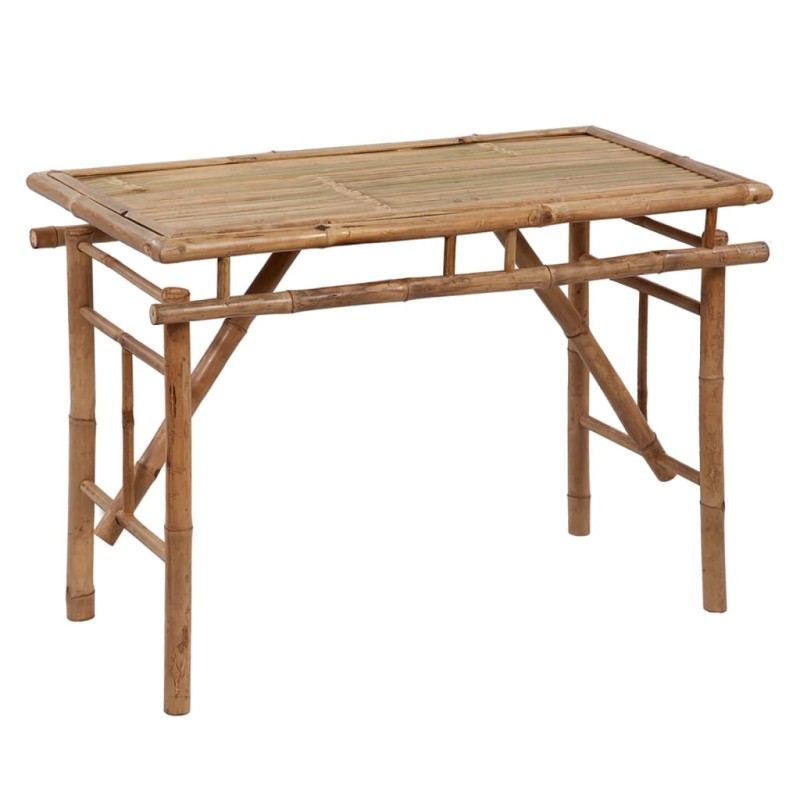 vidaXL Mesa plegable de jardín de bambú 115x50x75 cm vidaXL Mesa plegable de jardín de bambú 115x50x75 cm