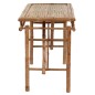 vidaXL Mesa plegable de jardín de bambú 115x50x75 cm vidaXL Mesa plegable de jardín de bambú 115x50x75 cm