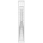 vidaXL Cesta de gaviones forma de U 5 postes de hierro 500x20x150 cm vidaXL Cesta de gaviones forma de U 5 postes de hierro 500x20x150 cm
