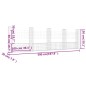 vidaXL Cesta de gaviones forma de U 5 postes de hierro 500x20x150 cm vidaXL Cesta de gaviones forma de U 5 postes de hierro 500x20x150 cm