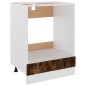 vidaXL Armario de horno madera ingeniería roble ahumado 60x46x81,5 cm vidaXL Armario de horno madera ingeniería roble ahumado 60x46x81,5 cm