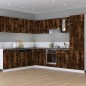 vidaXL Armario de horno madera ingeniería roble ahumado 60x46x81,5 cm vidaXL Armario de horno madera ingeniería roble ahumado 60x46x81,5 cm