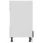 vidaXL Armario de horno madera ingeniería roble ahumado 60x46x81,5 cm vidaXL Armario de horno madera ingeniería roble ahumado 60x46x81,5 cm