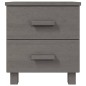 vidaXL Mesita de noche HAMAR pino macizo gris claro 40x35x44,5 cm vidaXL Mesita de noche HAMAR pino macizo gris claro 40x35x44,5 cm