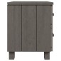 vidaXL Mesita de noche HAMAR pino macizo gris claro 40x35x44,5 cm vidaXL Mesita de noche HAMAR pino macizo gris claro 40x35x44,5 cm