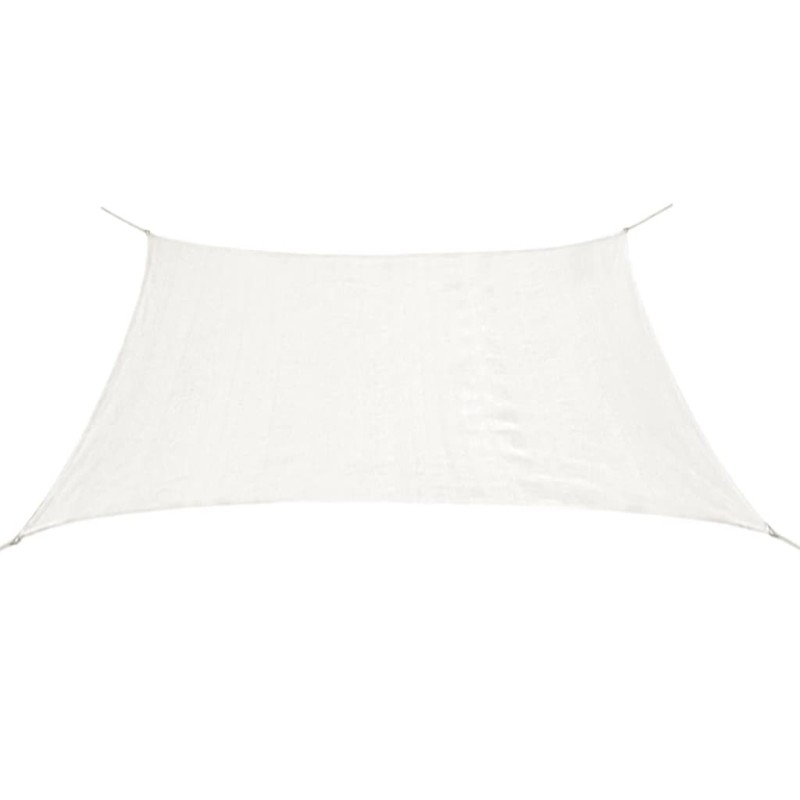vidaXL Toldo de vela rectangular HDPE 2x4 m blanco vidaXL Toldo de vela rectangular HDPE 2x4 m blanco