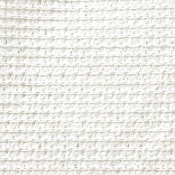 vidaXL Toldo de vela rectangular HDPE 2x4 m blanco