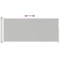 vidaXL Toldo lateral retráctil para patio gris 220x500 cm vidaXL Toldo lateral retráctil para patio gris 220x500 cm