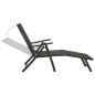 vidaXL Set de muebles de jardín 3 piezas textilene aluminio negro vidaXL Set de muebles de jardín 3 piezas textilene aluminio negro