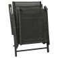 vidaXL Set de muebles de jardín 3 piezas textilene aluminio negro vidaXL Set de muebles de jardín 3 piezas textilene aluminio negro
