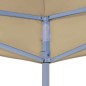 vidaXL Techo de carpa para celebraciones beige 2x2 m 270 g/m² vidaXL Techo de carpa para celebraciones beige 2x2 m 270 g/m²