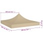 vidaXL Techo de carpa para celebraciones beige 2x2 m 270 g/m² vidaXL Techo de carpa para celebraciones beige 2x2 m 270 g/m²