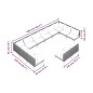 vidaXL Sofás de jardín 12 pzas cojines ratán sintético gris oscuro vidaXL Sofás de jardín 12 pzas cojines ratán sintético gris oscuro