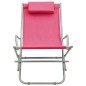 vidaXL Sillas mecedoras 2 unidades acero rosa vidaXL Sillas mecedoras 2 unidades acero rosa