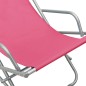 vidaXL Sillas mecedoras 2 unidades acero rosa vidaXL Sillas mecedoras 2 unidades acero rosa