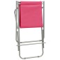 vidaXL Sillas mecedoras 2 unidades acero rosa vidaXL Sillas mecedoras 2 unidades acero rosa