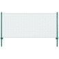 vidaXL Valla de malla de alambre con postes de acero 25x1 m verde vidaXL Valla de malla de alambre con postes de acero 25x1 m verde