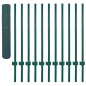 vidaXL Valla de malla de alambre con postes de acero 25x1 m verde vidaXL Valla de malla de alambre con postes de acero 25x1 m verde