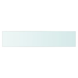 vidaXL Panel de estante vidrio claro 70x15 cm