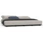 vidaXL Estructura de cama de madera maciza de pino negro 160x200 cm