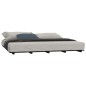 vidaXL Estructura de cama de madera maciza de pino negro 160x200 cm