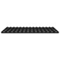 vidaXL Estructura de cama de madera maciza de pino negro 160x200 cm